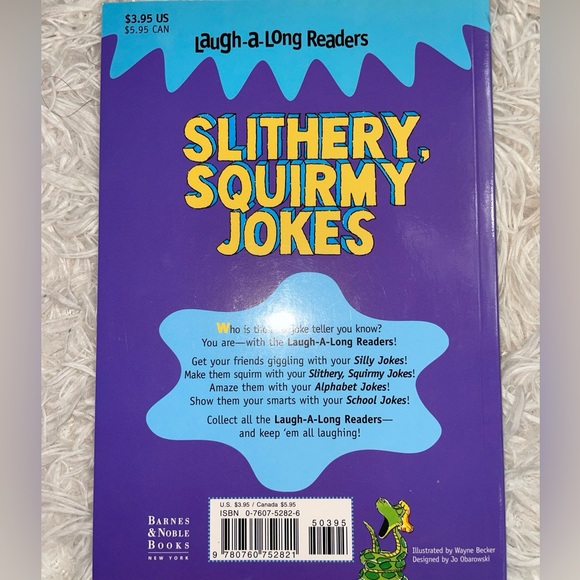 Slithery Squirmy Jokes Diane Namm Laugh-a-Long Readers Kids Joke Book BN - Picture 4 of 5